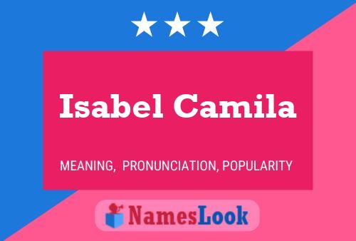 Isabel Camila Namensposter