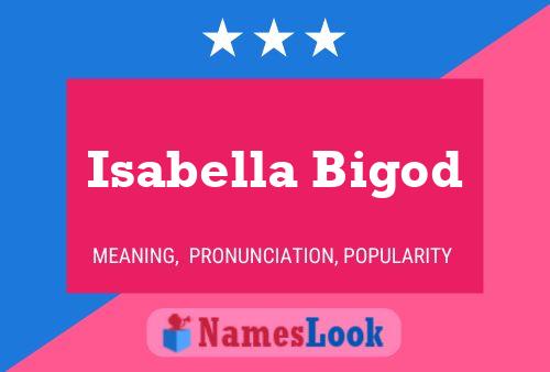 Isabella Bigod Namensposter