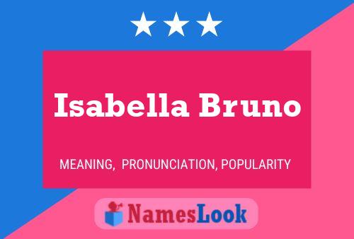 Isabella Bruno Namensposter