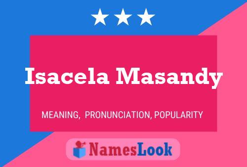 Isacela Masandy Namensposter