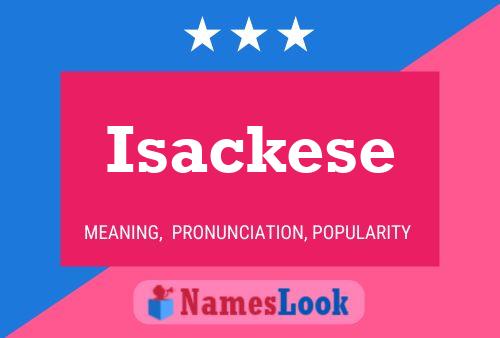 Isackese Namensposter