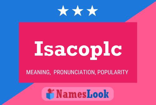 Isacoplc Namensposter