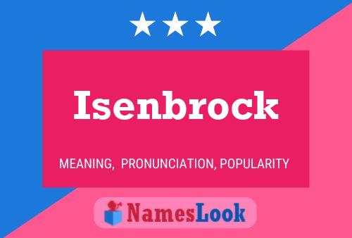 Isenbrock Namensposter