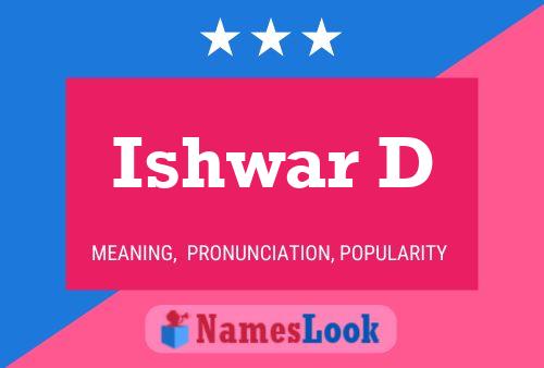 Ishwar D Namensposter