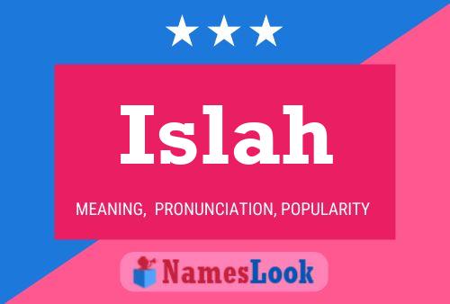 Islah Namensposter