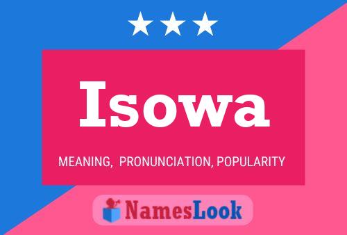 Isowa Namensposter