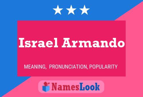 Israel Armando Namensposter