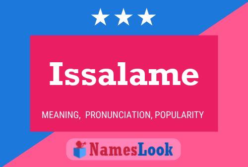 Issalame Namensposter