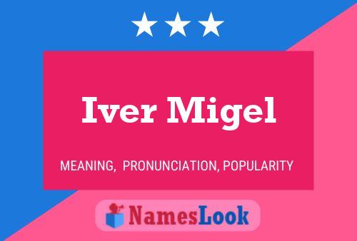 Iver Migel Namensposter