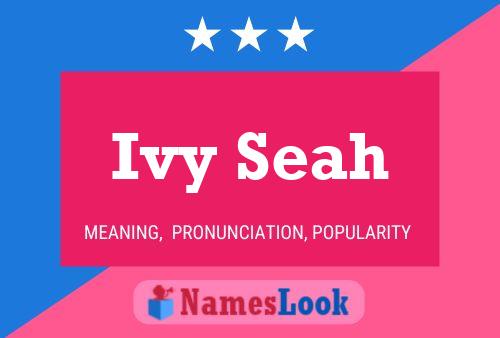 Ivy Seah Namensposter