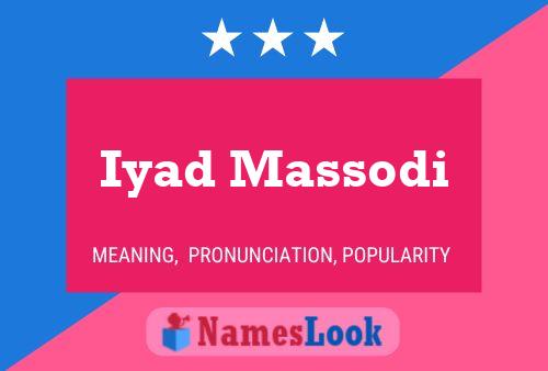 Iyad Massodi Namensposter