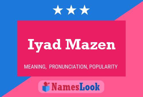 Iyad Mazen Namensposter