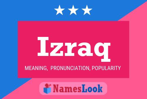 Izraq Namensposter