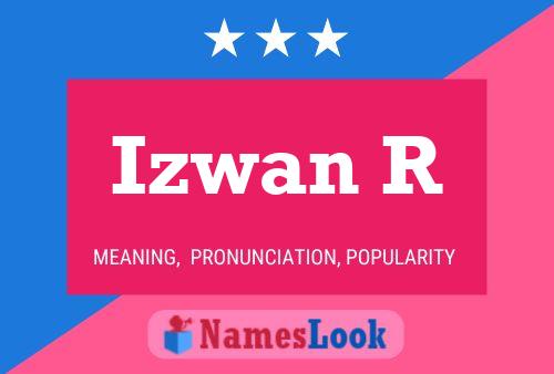 Izwan R Namensposter