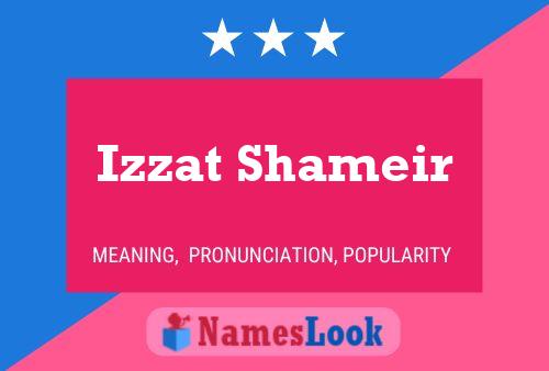 Izzat Shameir Namensposter