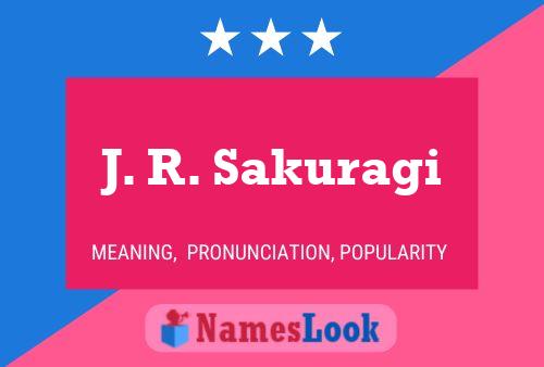 J. R. Sakuragi Namensposter