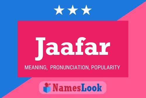 Jaafar Namensposter