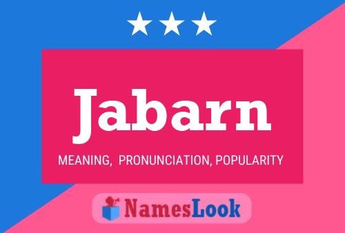 Jabarn Namensposter