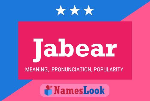 Jabear Namensposter