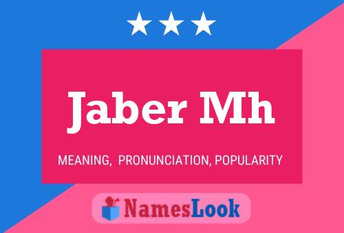 Jaber Mh Namensposter