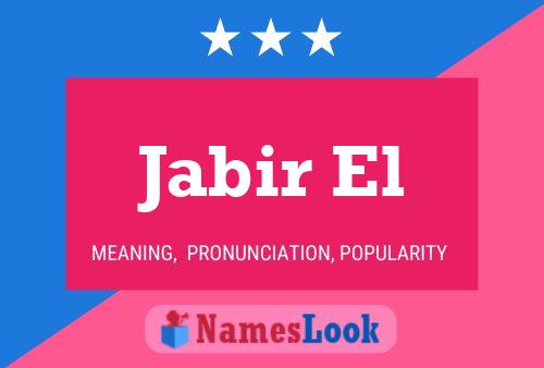 Jabir El Namensposter