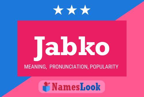 Jabko Namensposter