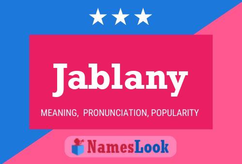 Jablany Namensposter