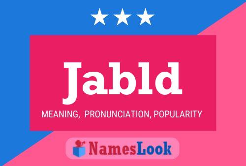 Jabld Namensposter