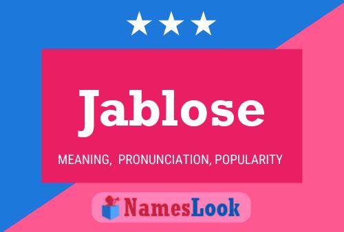 Jablose Namensposter