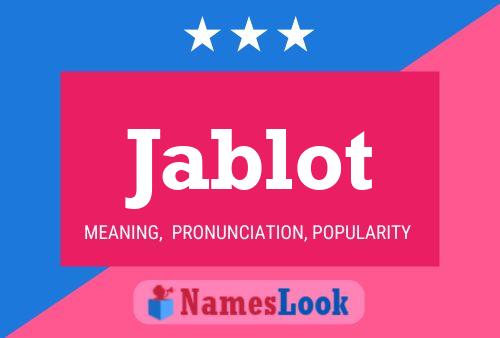 Jablot Namensposter