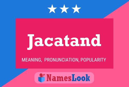 Jacatand Namensposter