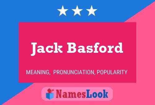 Jack Basford Namensposter