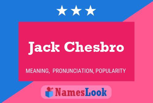 Jack Chesbro Namensposter