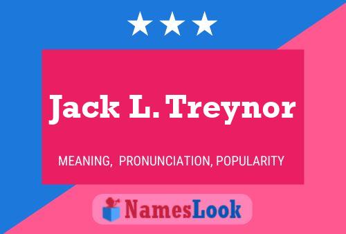 Jack L. Treynor Namensposter