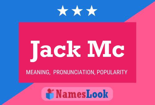 Jack Mc Namensposter