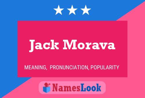 Jack Morava Namensposter