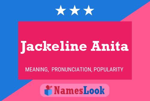 Jackeline Anita Namensposter