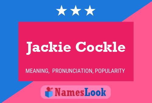 Jackie Cockle Namensposter