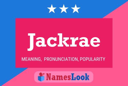 Jackrae Namensposter