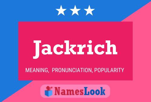 Jackrich Namensposter