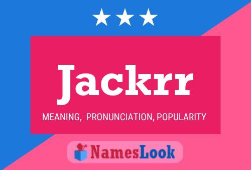 Jackrr Namensposter