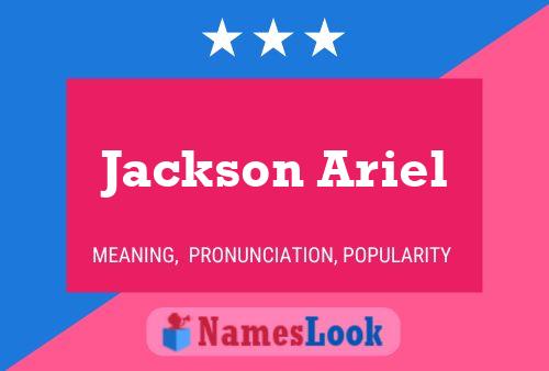 Jackson Ariel Namensposter