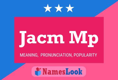 Jacm Mp Namensposter