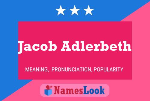 Jacob Adlerbeth Namensposter