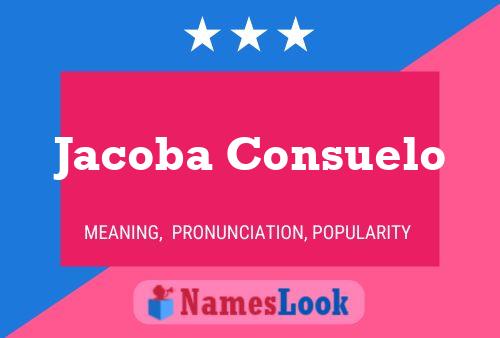 Jacoba Consuelo Namensposter