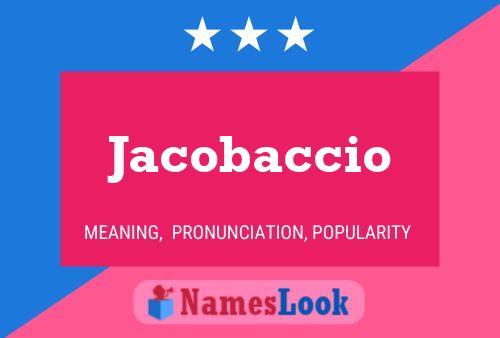 Jacobaccio Namensposter