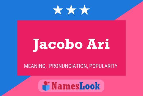 Jacobo Ari Namensposter