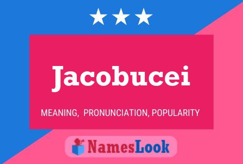 Jacobucei Namensposter