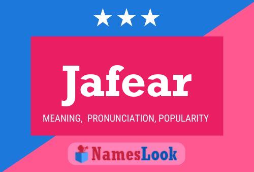 Jafear Namensposter