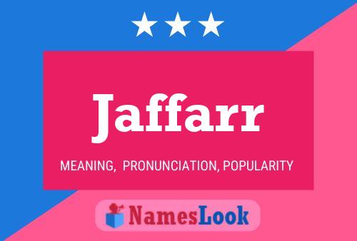 Jaffarr Namensposter